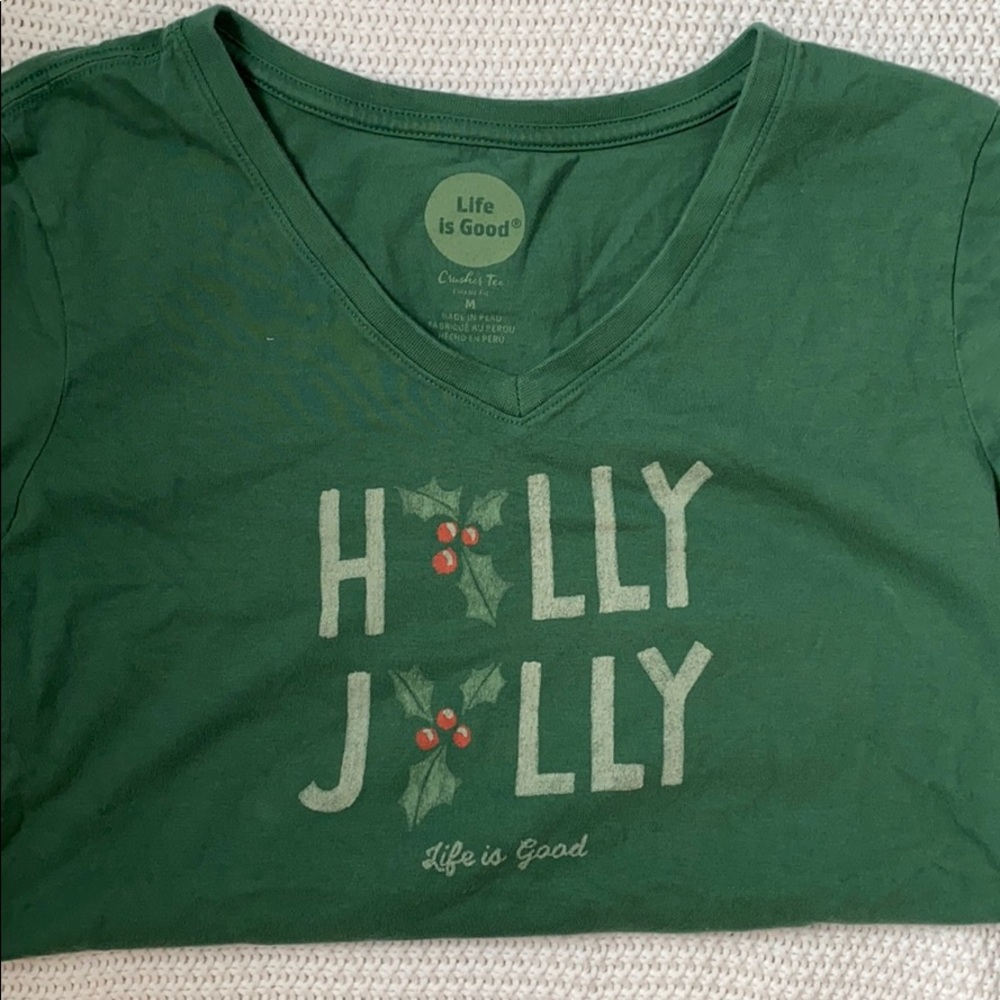 Life is Good holiday tee - Picture 3 of 3
